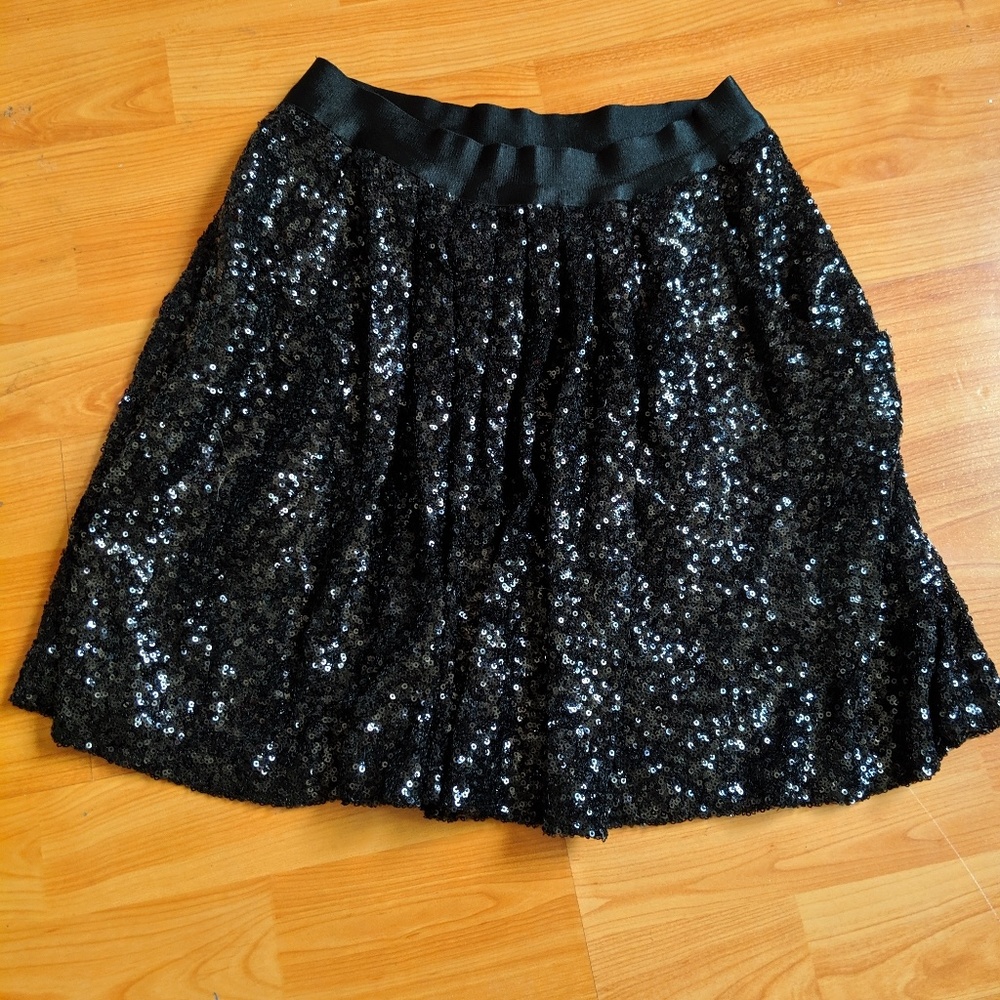 Sequin mini skirt